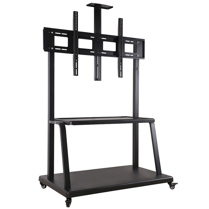 Aluminum Case 65 - Mobile TV Cart For 55/65/75/86 Inch
