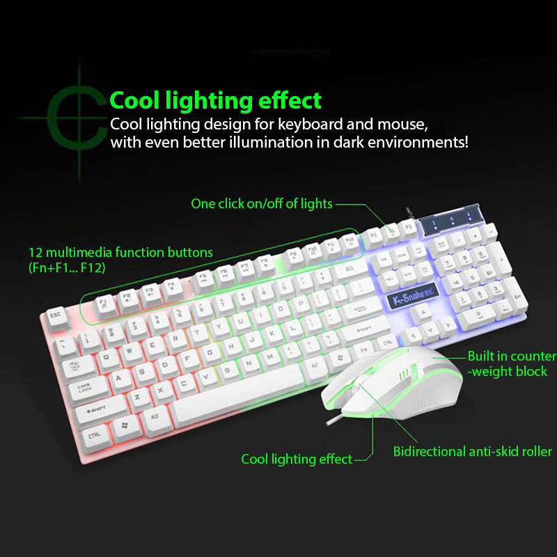 KM320 Keyboard And Mouse Set W - Gaming Keyboard Mouse And Headset Combo ulasan dan harga
