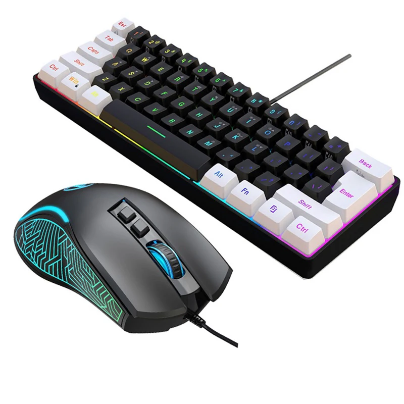 Keyboard and Mouse 60% Compute - Gaming Keyboard Mouse And Headset Combo ulasan dan harga