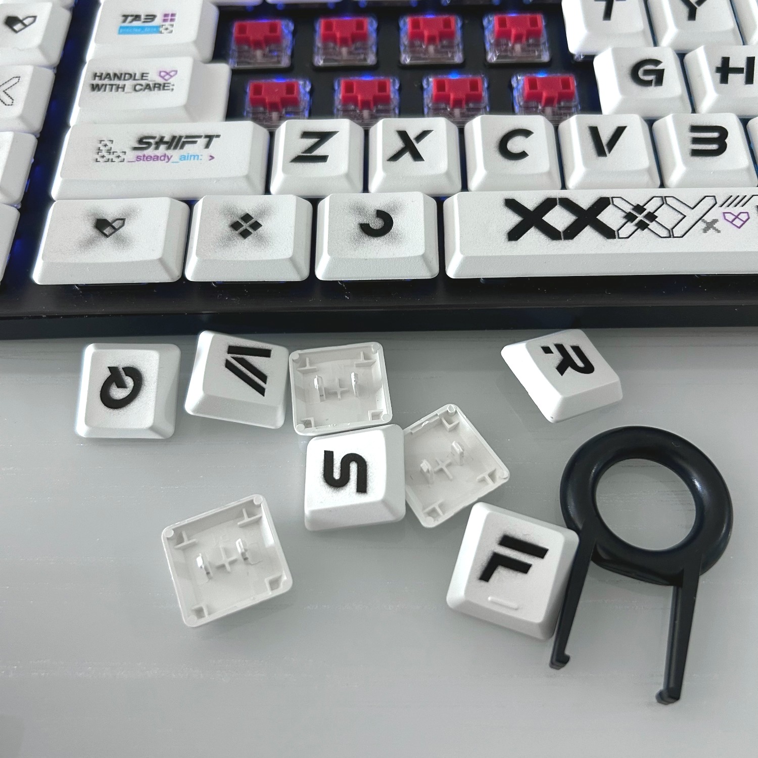 DIY PBT keycaps suitable for L - Gaming Keyboard Tkl ulasan dan harga