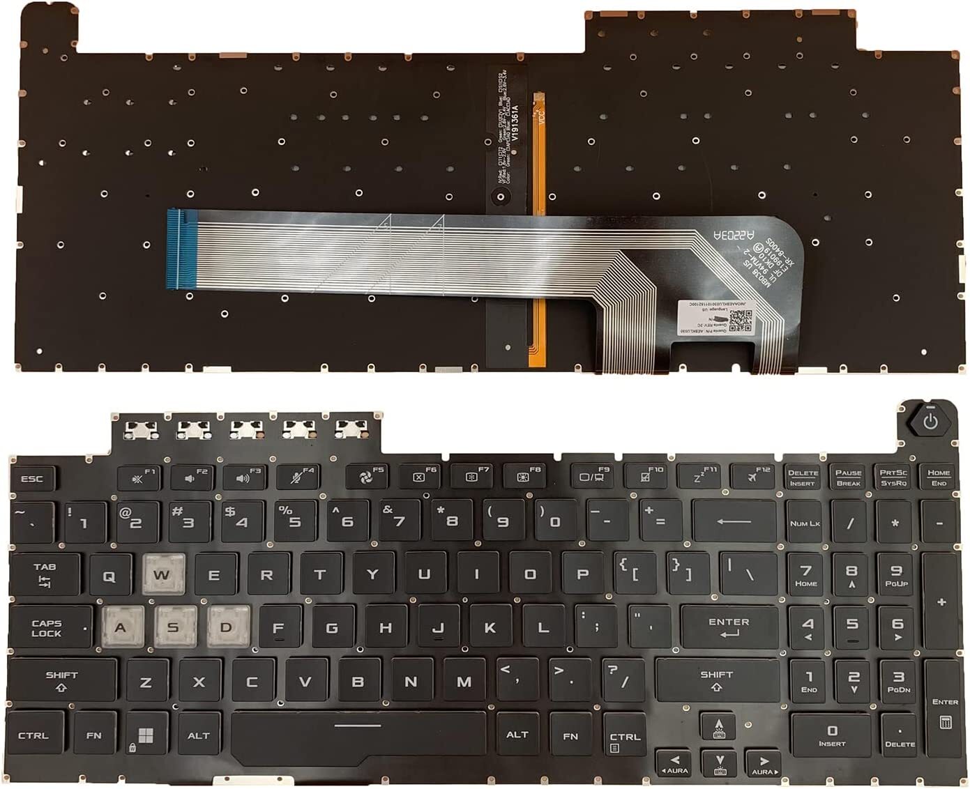 New for Asus TUF Gaming F17 FX - Gaming Keyboard Backlit ulasan dan harga