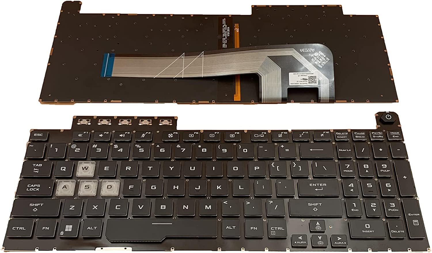 New for Asus TUF Gaming F17 FX - Gaming Keyboard Backlit ulasan dan harga