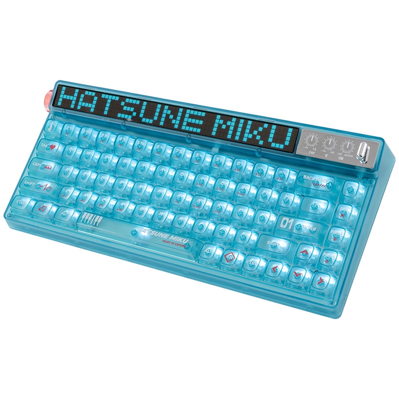 Anime Hatsune Miku Series Mech - Gaming Keyboard Wireless ulasan dan harga