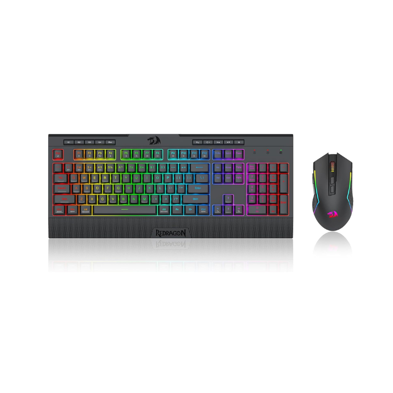 Redragon S151 PRO 3-Mode Wilre - Gaming Keyboard Mouse And Headset Combo ulasan dan harga