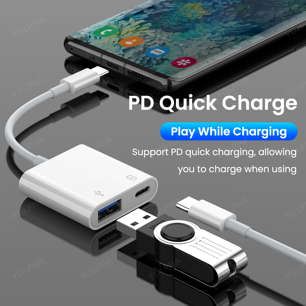 Type C To USB OTG Converter Ad - Gaming Keyboard Type C ulasan dan harga