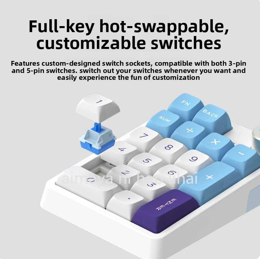 Kzzi K20 Mini Keypad Three Mod - Gaming Keyboard Wireless ulasan dan harga