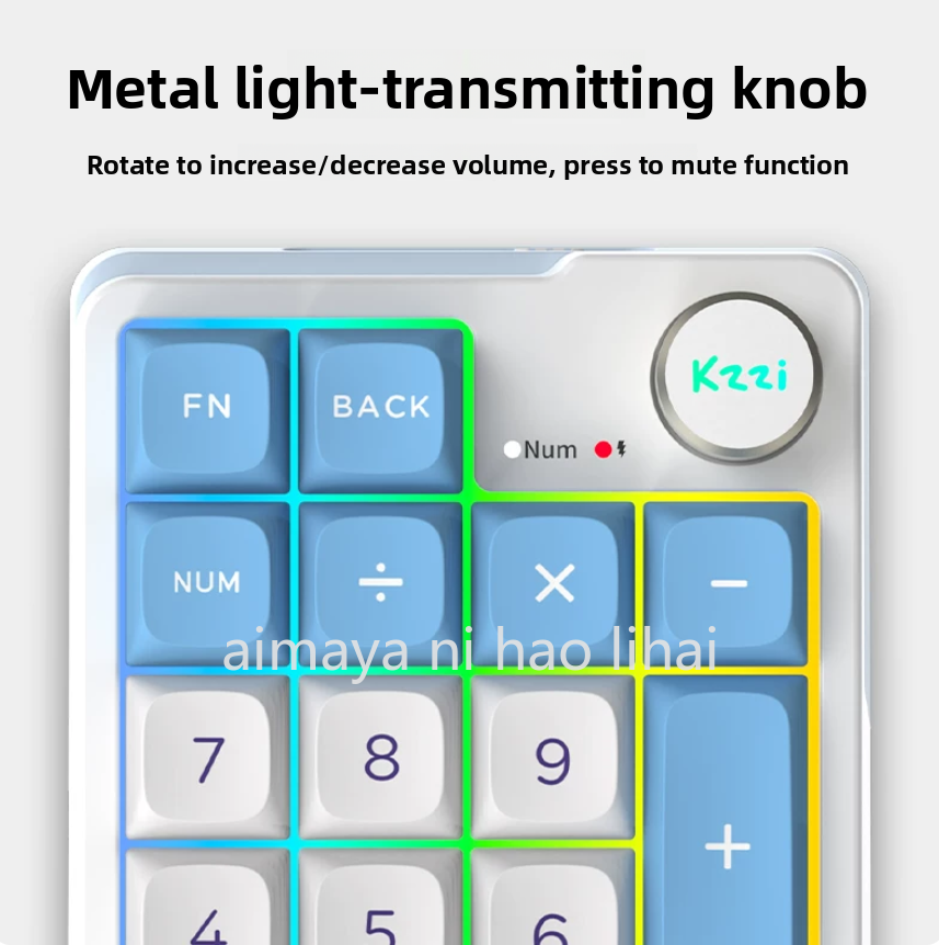 Kzzi K20 Mini Keypad Three Mod - Gaming Keyboard Wireless ulasan dan harga