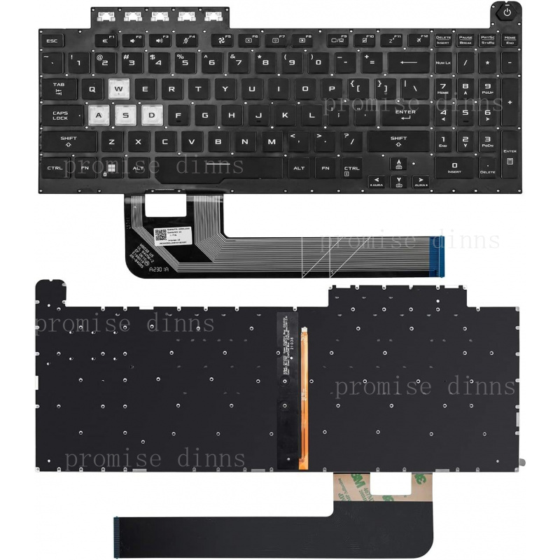 M   US Keyboard for Asus TUF G - Gaming Keyboard Backlit ulasan dan harga