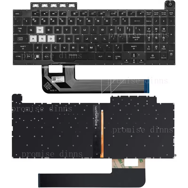M   US Keyboard for Asus TUF G - Gaming Keyboard Backlit ulasan dan harga
