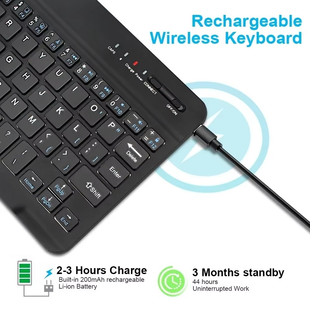 Bluetooth 5.0 Wireless Keyboar - Gaming Keyboard Wireless ulasan dan harga