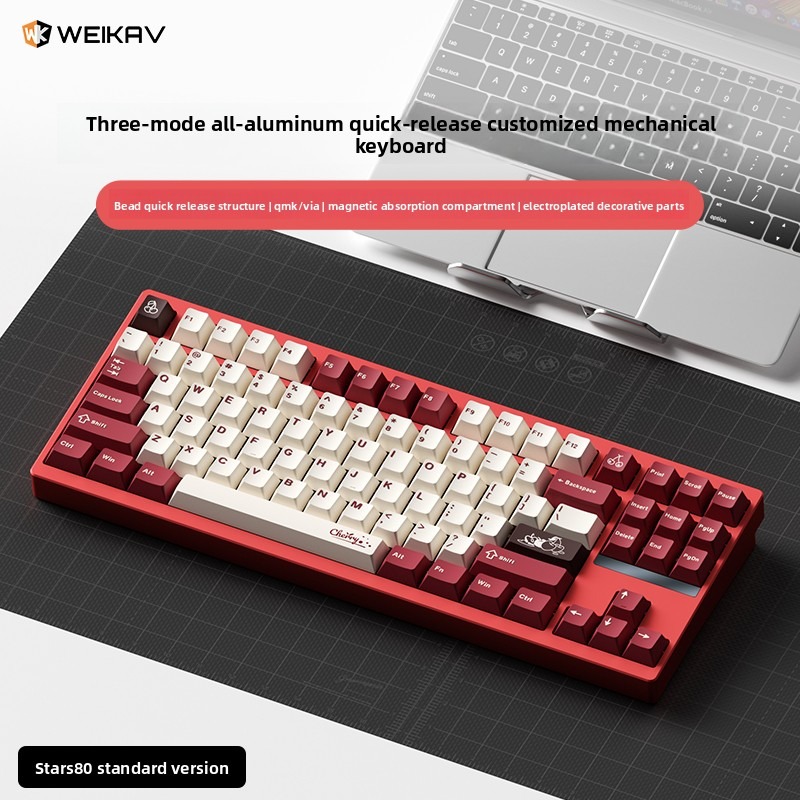 WEIKAV STARS80 TKL Mechanical  - Gaming Keyboard Tkl ulasan dan harga