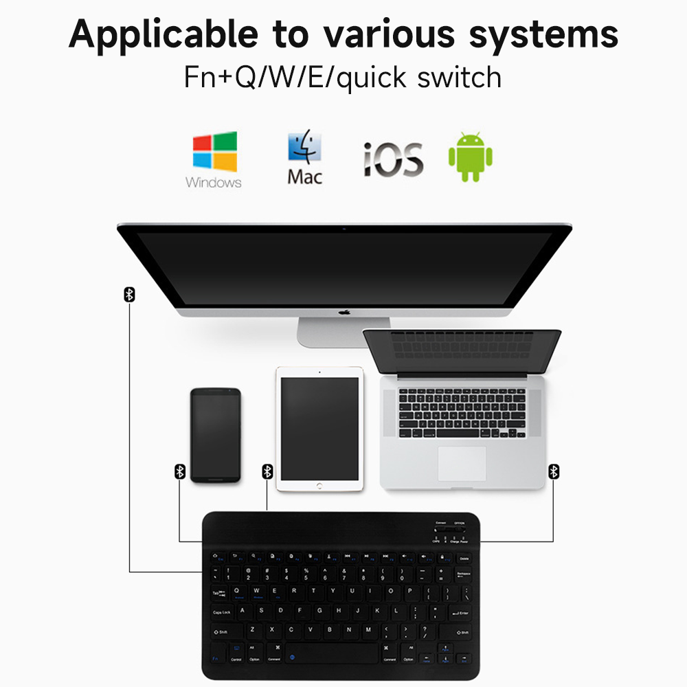 Bluetooth Keyboard for IOS And - Gaming Keyboard Wireless ulasan dan harga