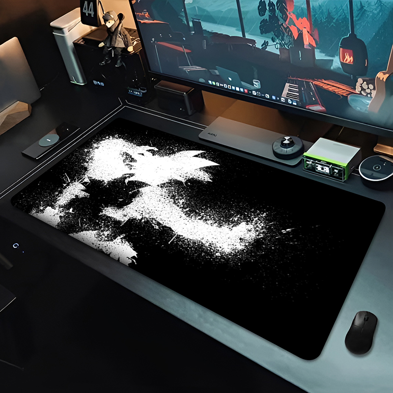 DBZ Black Anime Mouse Pad Drag - Gaming Keyboard Esports ulasan dan harga