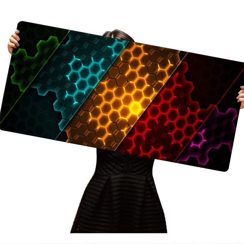 Honeycomb Series Mouse Pad Lar - Gaming Keyboard And Mouse Pad ulasan dan harga