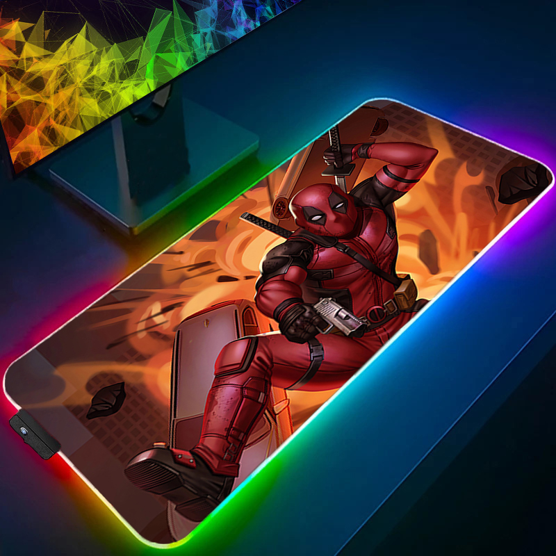 LED Mouse Pad Gaming Backlight - Gaming Keyboard Backlit ulasan dan harga