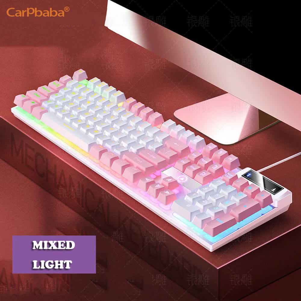 Carpbaba K500 104 Key USB Wire - Gaming Keyboard Budget ulasan dan harga