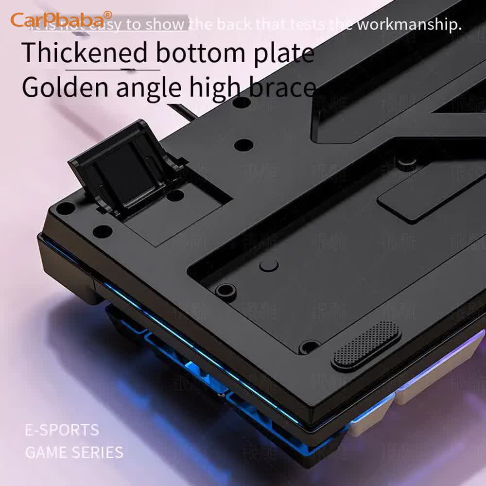 Carpbaba K500 104 Key USB Wire - Gaming Keyboard Budget ulasan dan harga