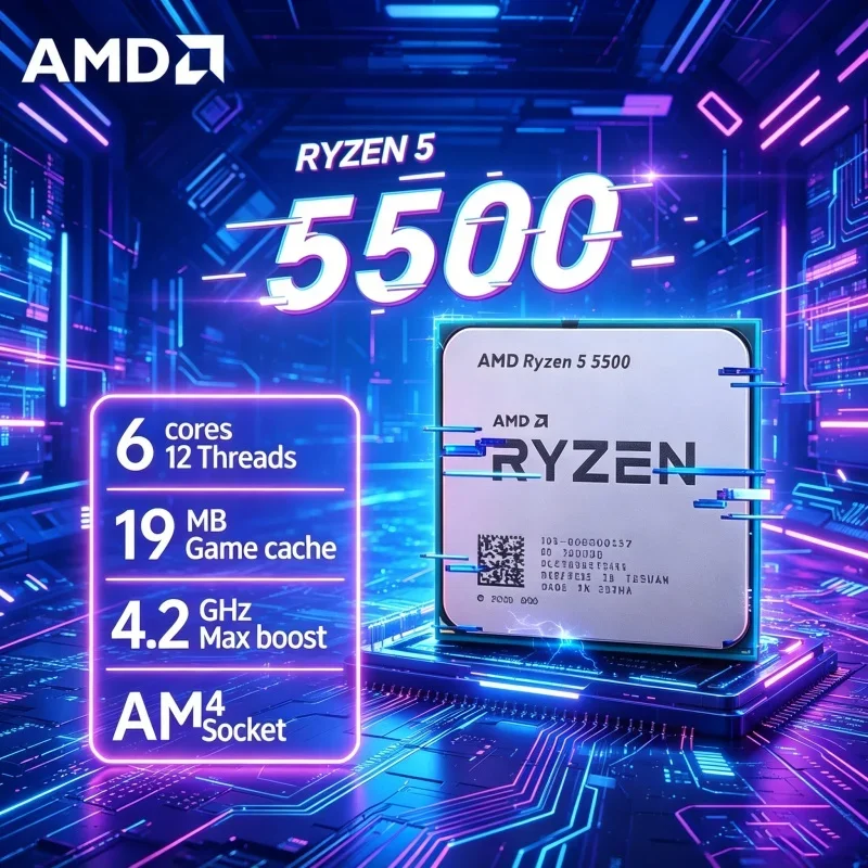 AMD Ryzen 5 5500 Entry Level Z - Amd Cpu Ryzen 5 ulasan dan harga