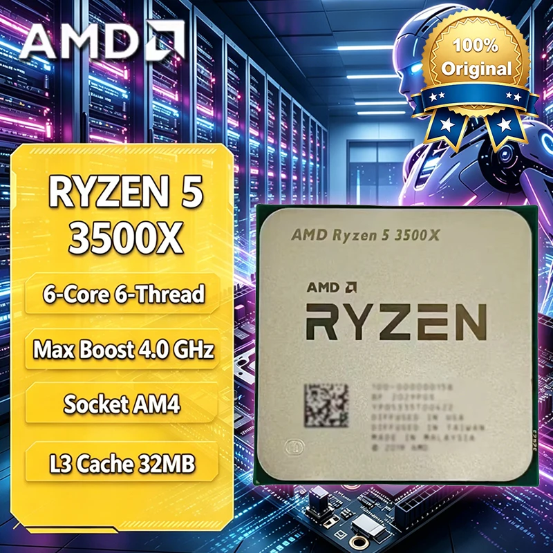 AMD Ryzen 5 R5 3500X 3.6GHz 6- - Amd Cpu Ryzen 5 ulasan dan harga