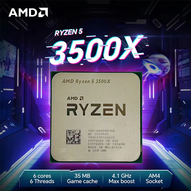 AMD Ryzen 5 R5 3500X 3.6GHz 6- - Amd Cpu Ryzen 5 ulasan dan harga