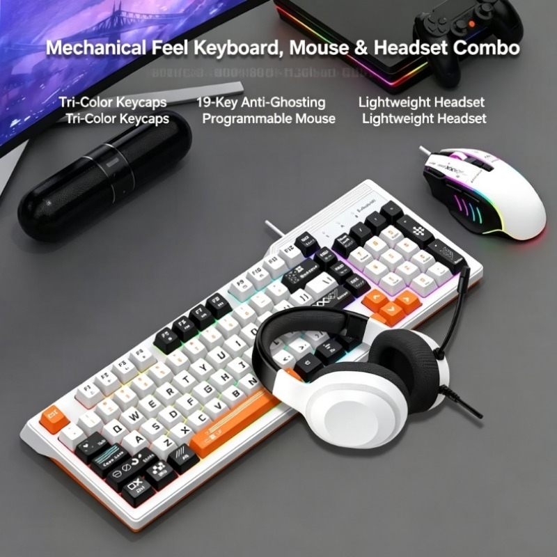 K8pro 3 In 1 Gaming Combo Wire - Gaming Keyboard Mouse And Headset Combo ulasan dan harga
