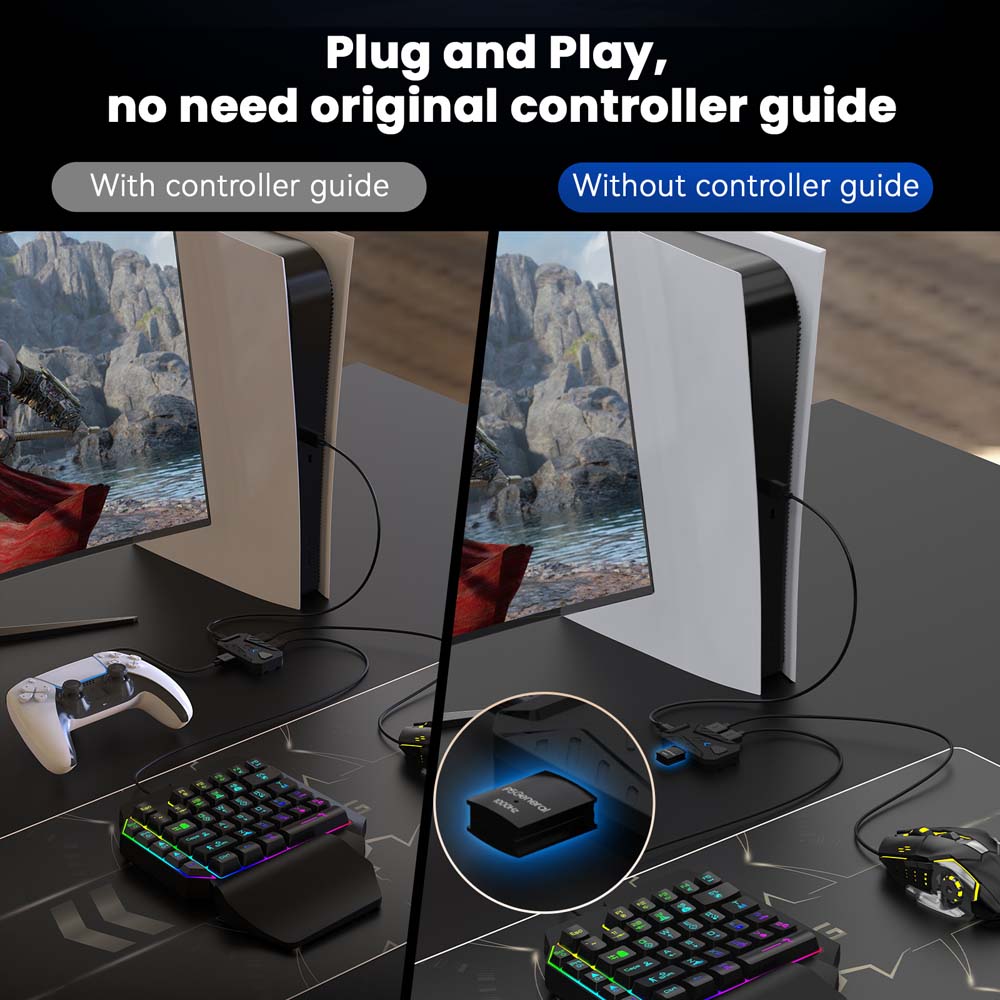 for PS5 Gaming Keyboard Mouse  - Gaming Keyboard Type C ulasan dan harga