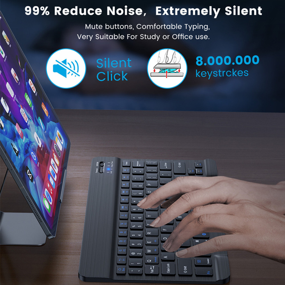 10 lnch Wireless  Bluetooth Mi - Gaming Keyboard Wireless ulasan dan harga