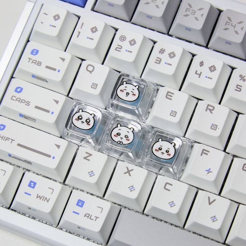 Chiikawa 4 Pcs Handmade Transp - Gaming Keyboard Backlit ulasan dan harga