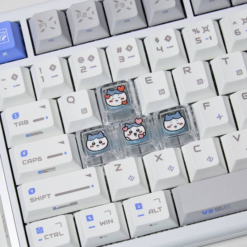Chiikawa 4 Pcs Handmade Transp - Gaming Keyboard Backlit ulasan dan harga
