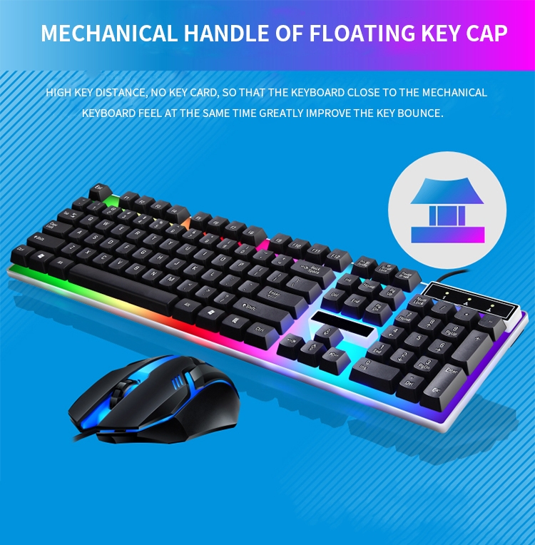 RGB Gaming Keyboard Gamer Keyb - Gaming Keyboard Mouse Combo ulasan dan harga