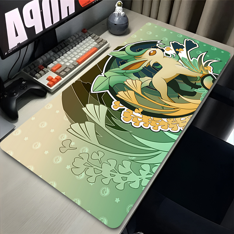 Mouse Pad Gamer P-pokemon Leaf - Gaming Keyboard Esports ulasan dan harga