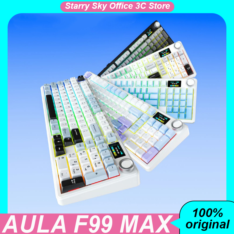 New AULA F99 Max Gasket Mechan - Gaming Keyboard Wireless ulasan dan harga