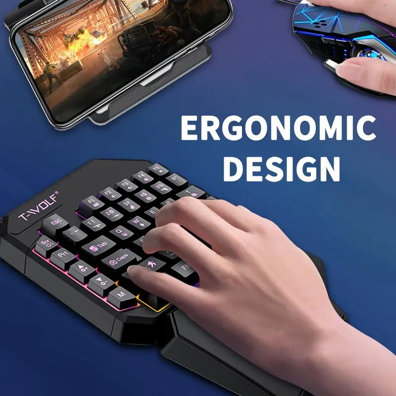 FocusOnPC TF900 2-in-1 Mobile  - Gaming Keyboard Mouse And Headset Combo ulasan dan harga