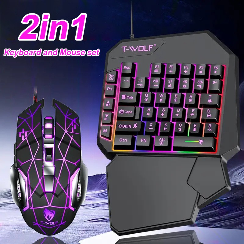 FocusOnPC TF900 2-in-1 Mobile  - Gaming Keyboard Mouse And Headset Combo ulasan dan harga