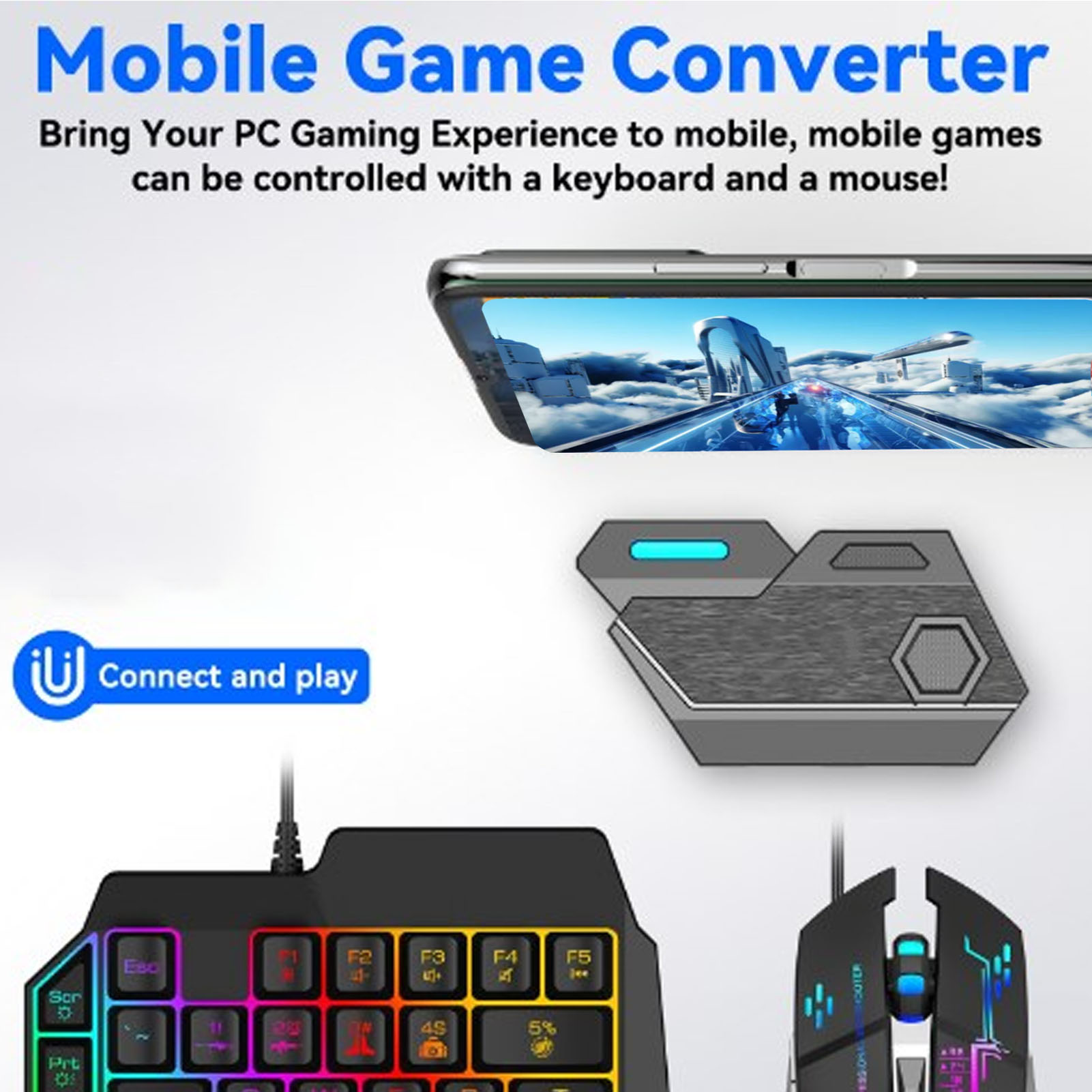 Mobile Game Combo Pack Bluetoo - Gaming Keyboard Mouse Combo ulasan dan harga