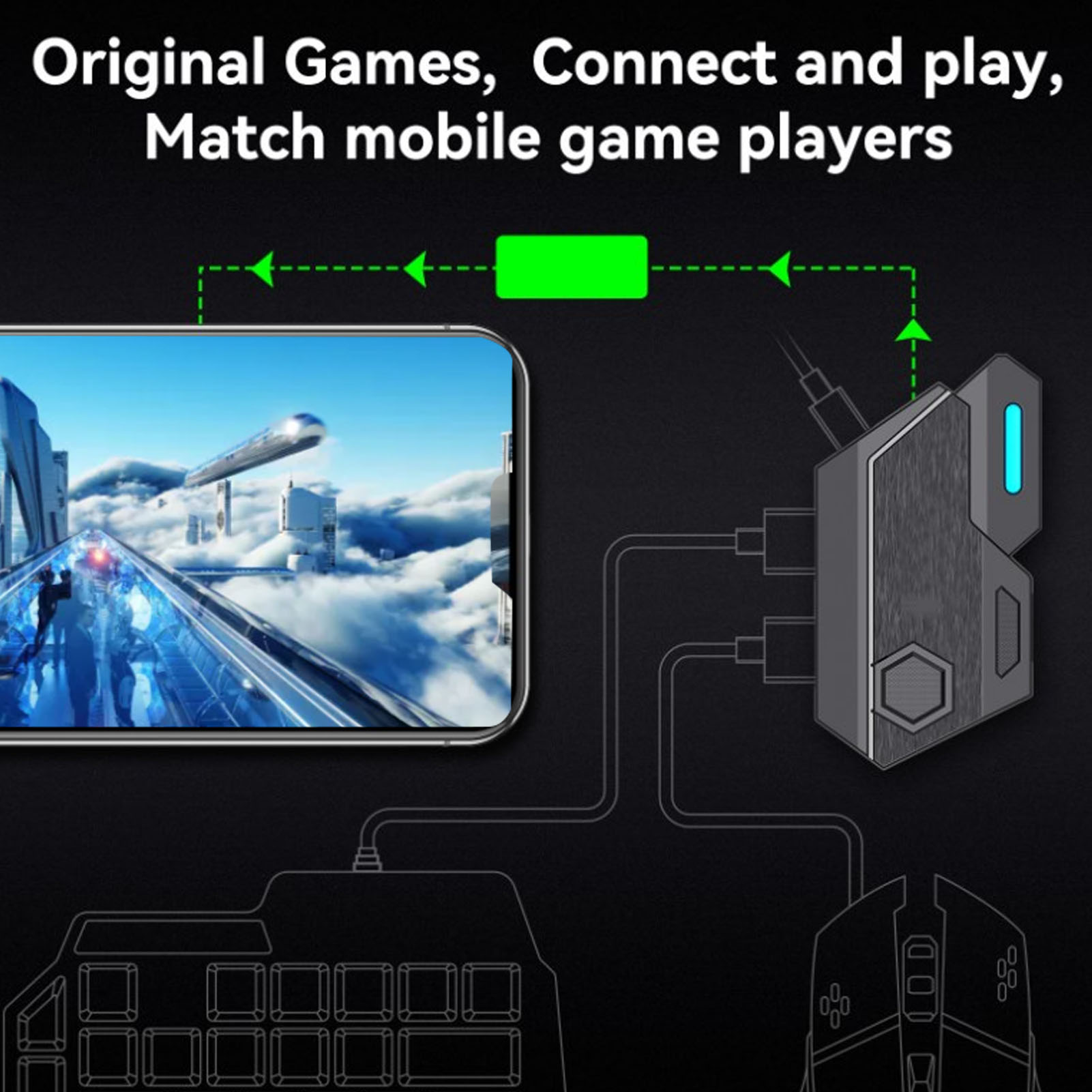 Mobile Game Combo Pack Bluetoo - Gaming Keyboard Mouse Combo ulasan dan harga