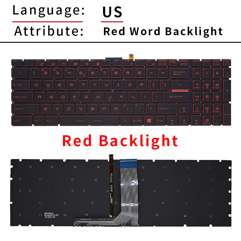 US/RU/SP/FR/TR/AR/NE Backlit K - Gaming Keyboard Backlit ulasan dan harga