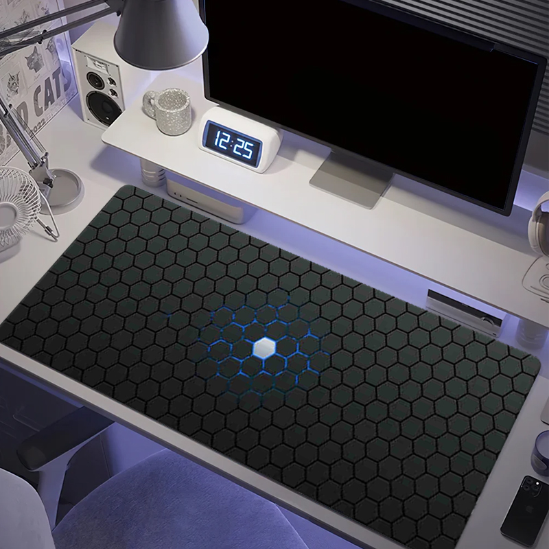 Hexagon Large Gaming Mouse Pad - Gaming Keyboard Mouse ulasan dan harga