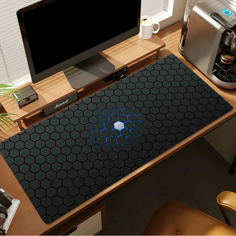 Hexagon Large Gaming Mouse Pad - Gaming Keyboard Mouse ulasan dan harga