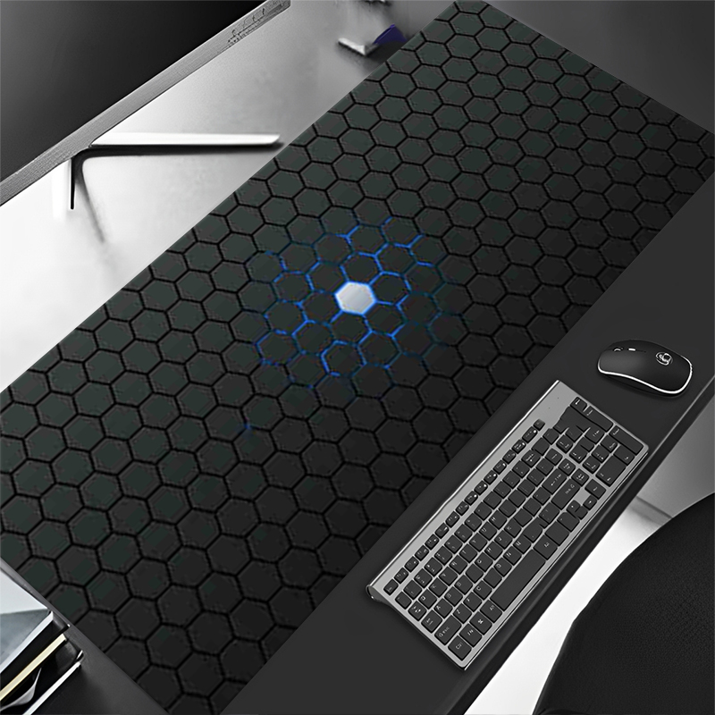 Hexagon Large Gaming Mouse Pad - Gaming Keyboard Mouse ulasan dan harga