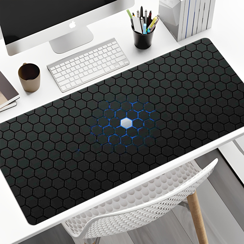 Hexagon Large Gaming Mouse Pad - Gaming Keyboard Mouse ulasan dan harga