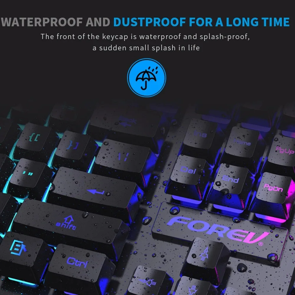 104 Key Backlit Mechanical Key - Gaming Keyboard Mouse And Headset Combo ulasan dan harga