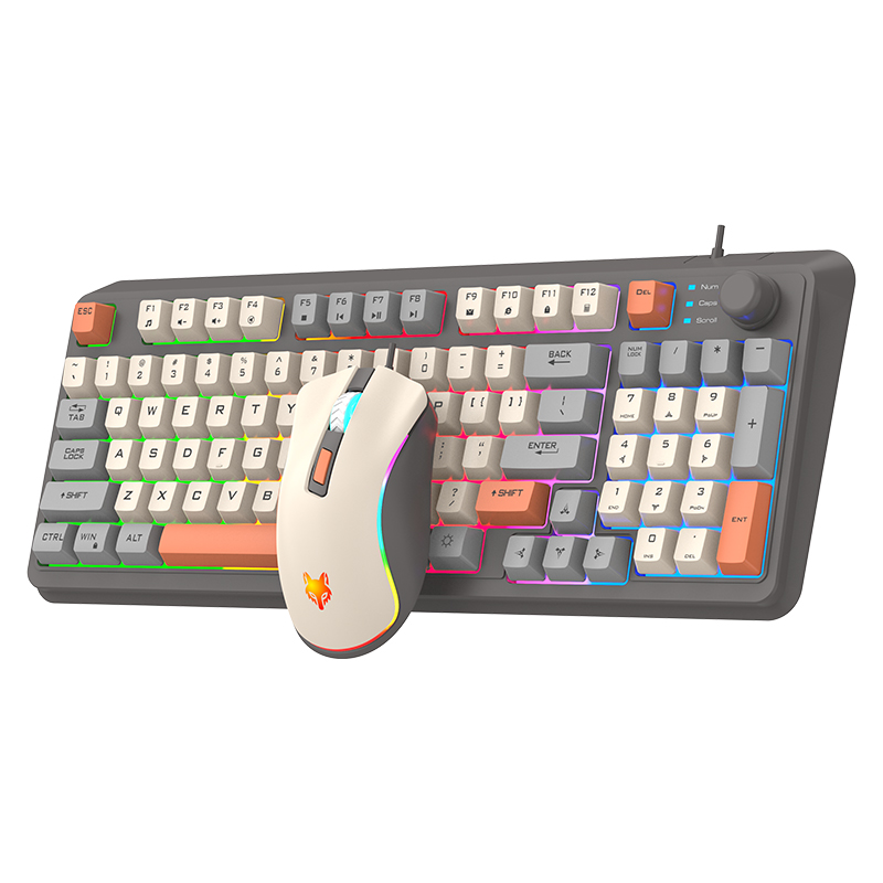 K820 USB Wired Game Keyboard M - Gaming Keyboard Mouse Combo ulasan dan harga