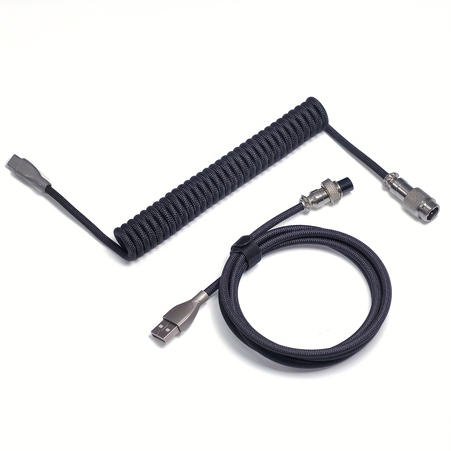 Mechanical Keyboard Coiled Cab - Gaming Keyboard Type C ulasan dan harga