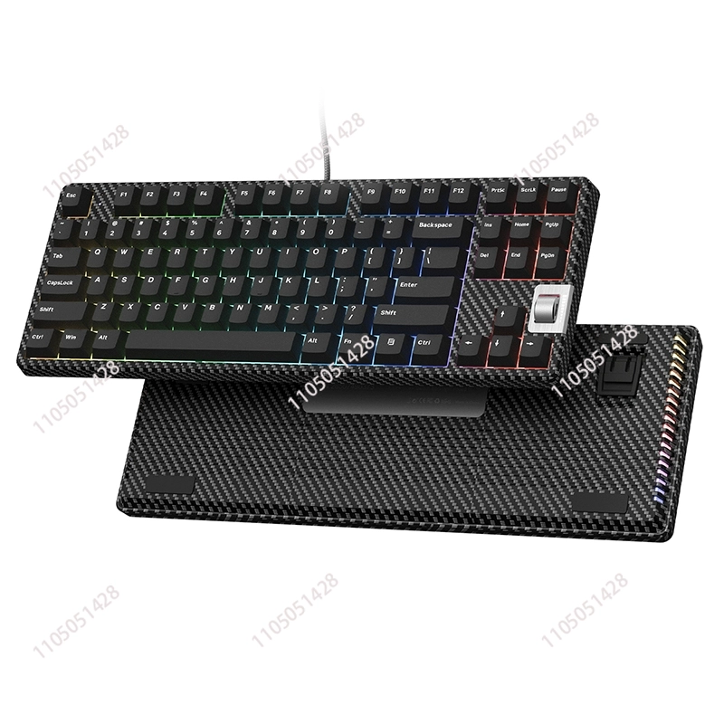 F87 Walnut 75% Wired Gaming Me - Gaming Keyboard Backlit ulasan dan harga
