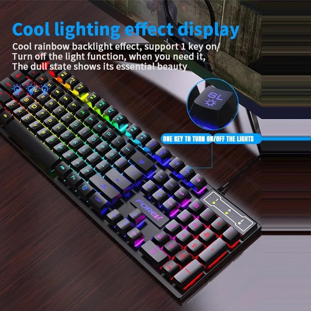 Kebidumei 104 key Backlit Mech - Gaming Keyboard Budget ulasan dan harga