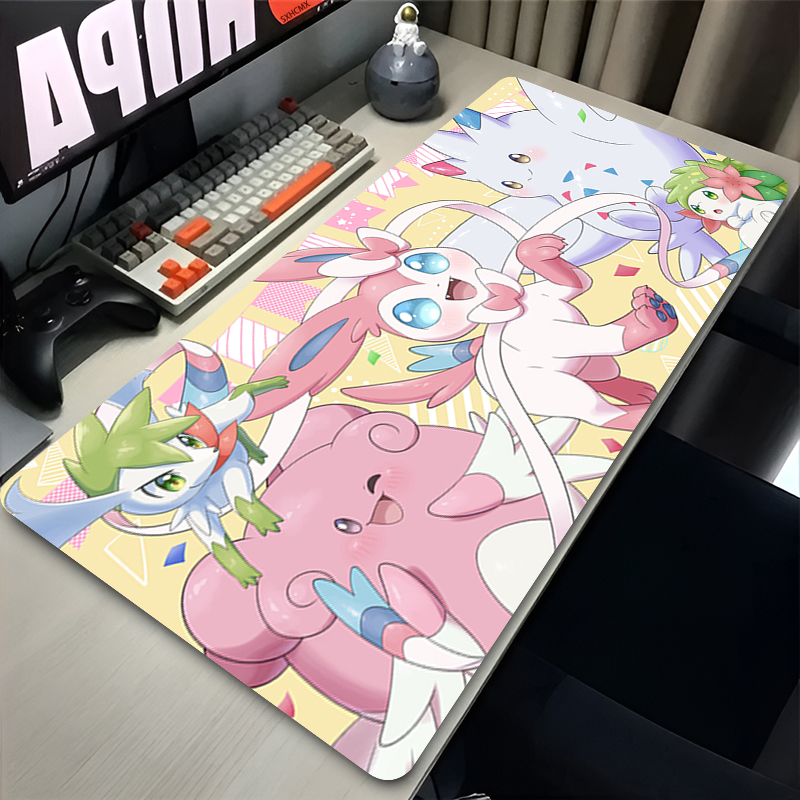 Large Pink Cute Mousepad XXL G - Gaming Keyboard Esports ulasan dan harga