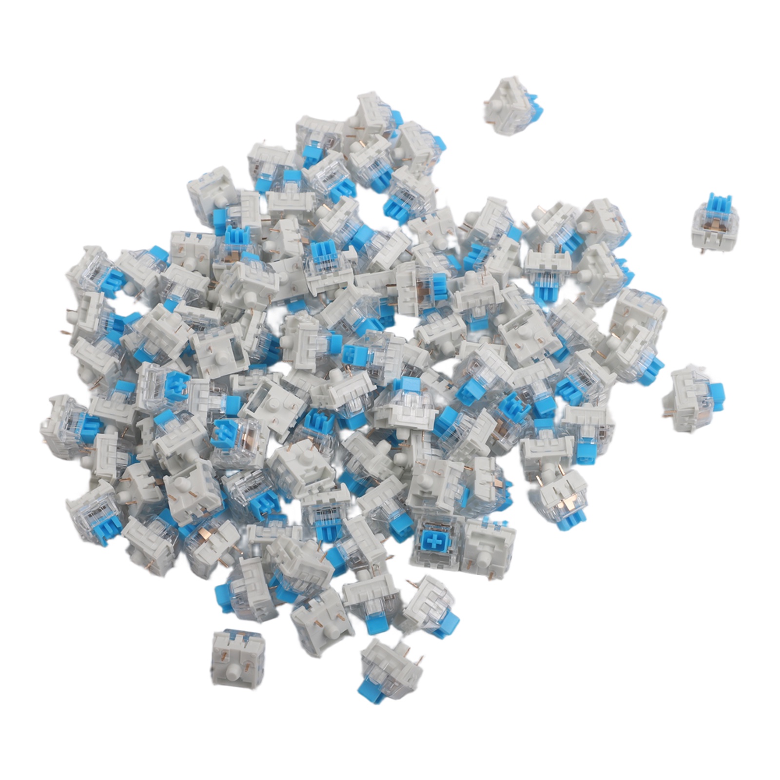 108PCS Blue Tactile Mechanical - Keyboard Gaming Blue Switch ulasan dan harga