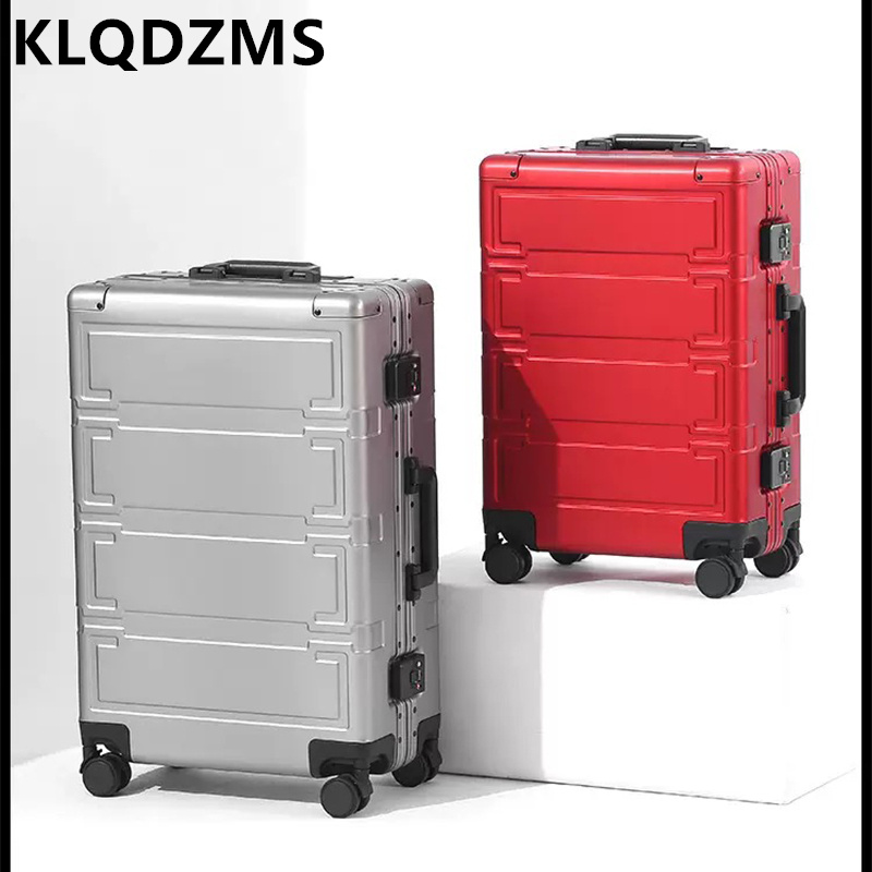 KLQDZMS Men's Luggage Bag All  - Aluminum Case 65 ulasan dan harga