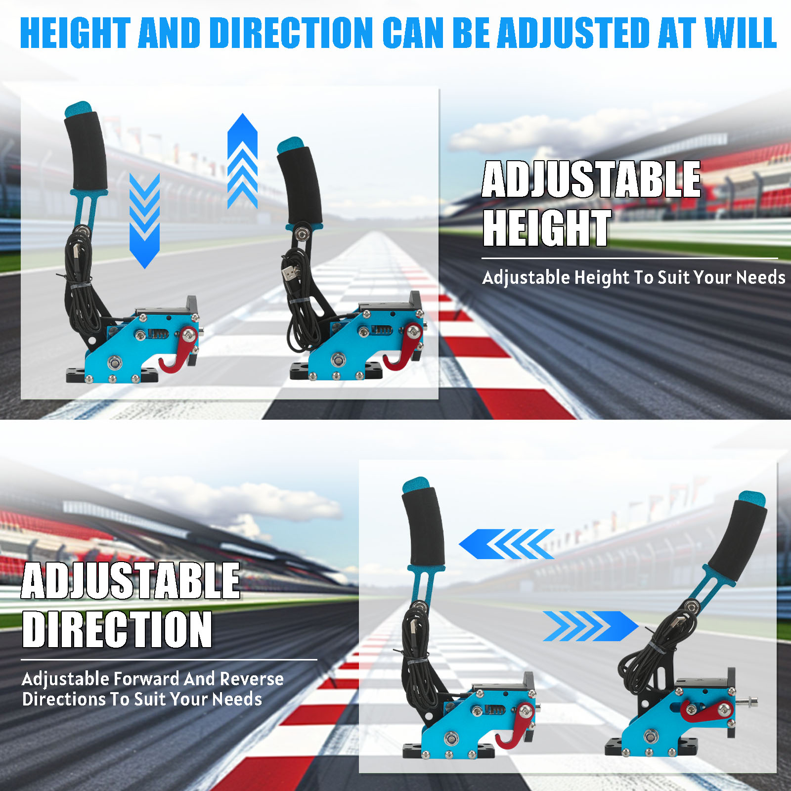 USB Handbrake Kit  with Clamp  - Gaming Keyboard Hall Effect ulasan dan harga